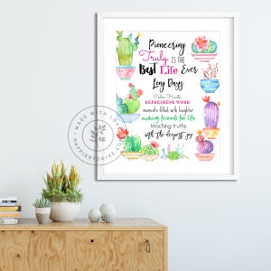 Pioneering is the Best Life Ever- Printable Download - jw ministry - best life ever - jw print  - jw pioneer gifts jw pioneer