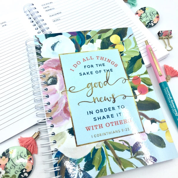 Return Visit Workbook - Service Notes - HappierToGive - jw notebooks - jw ministry supplies - jw gifts