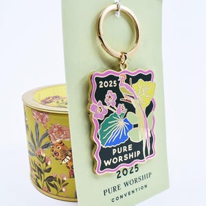 2025 Pure Worship Convention Enamel Keychain