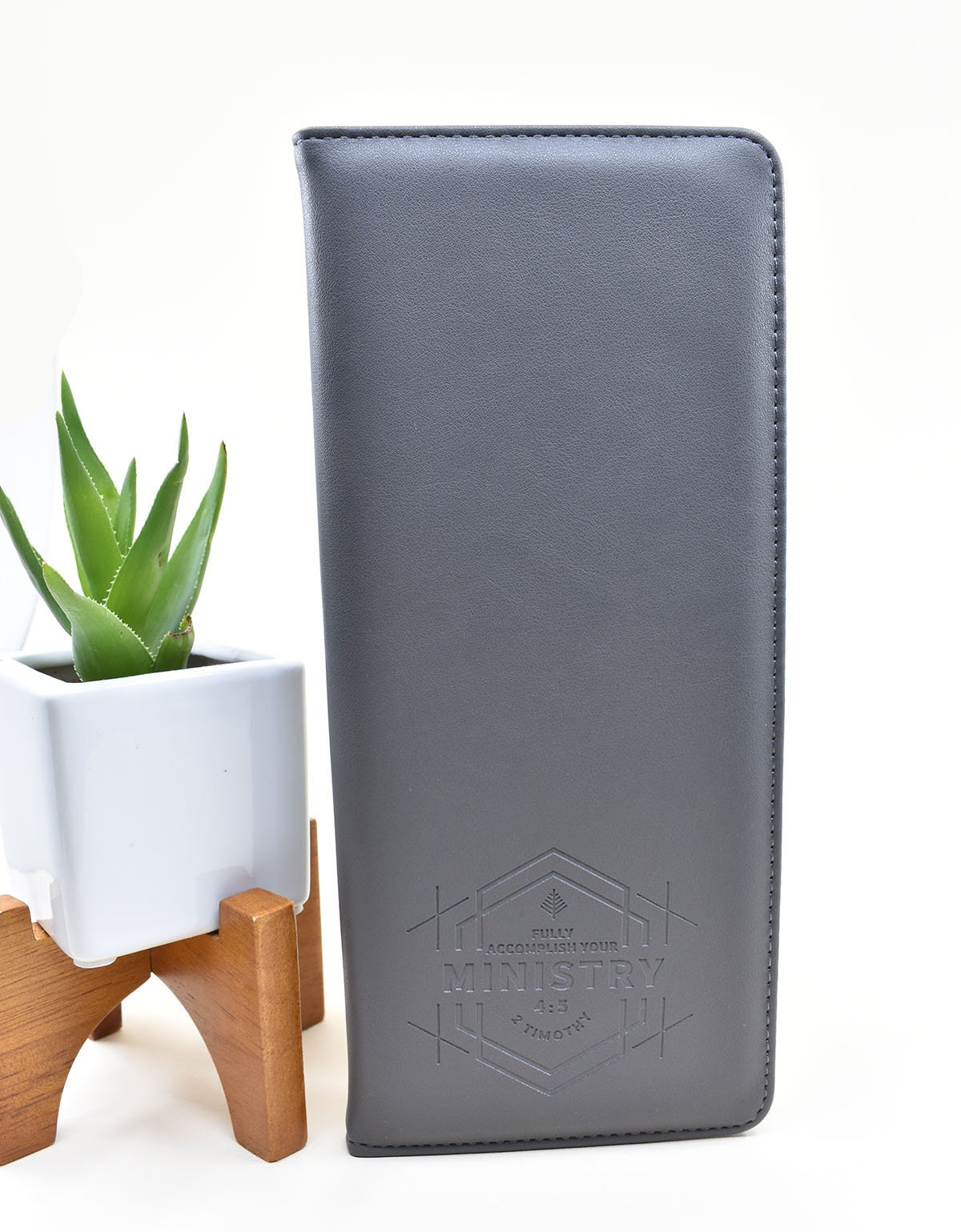 JW Tract Holder : Grey - Vintage Logo for Brothers, JW Pioneer Gifts, Ministry Supplies, JW Brothers