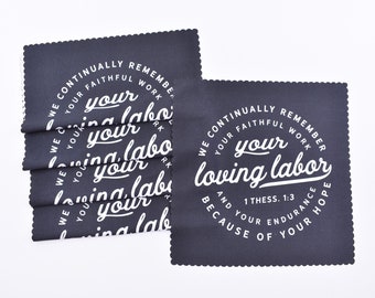 Gift For Hard Working Brothers : Your Loving Labor Lens Cloths - 5 Pack - JW Brothers Gifts - JW Shepherding Gifts