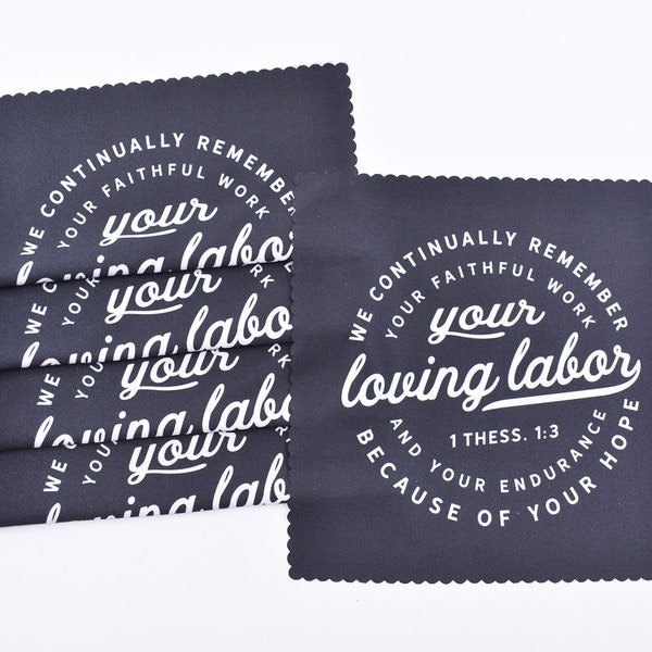 Gift For Hard Working Brothers : Your Loving Labor Lens Cloths - 5 Pack - JW Brothers Gifts - JW Shepherding Gifts