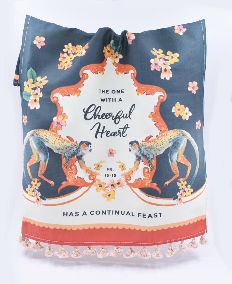 HappierToGive Tea Towel
