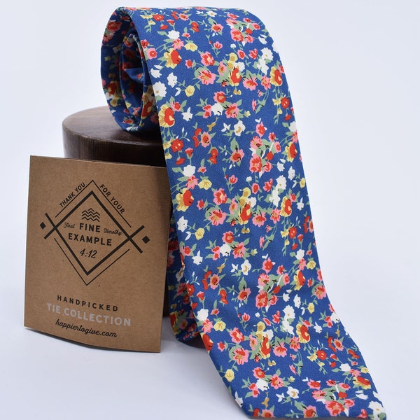 Floral Tie : Elders and Ministerial Servants, JW Gift Ideas, Happiertogive