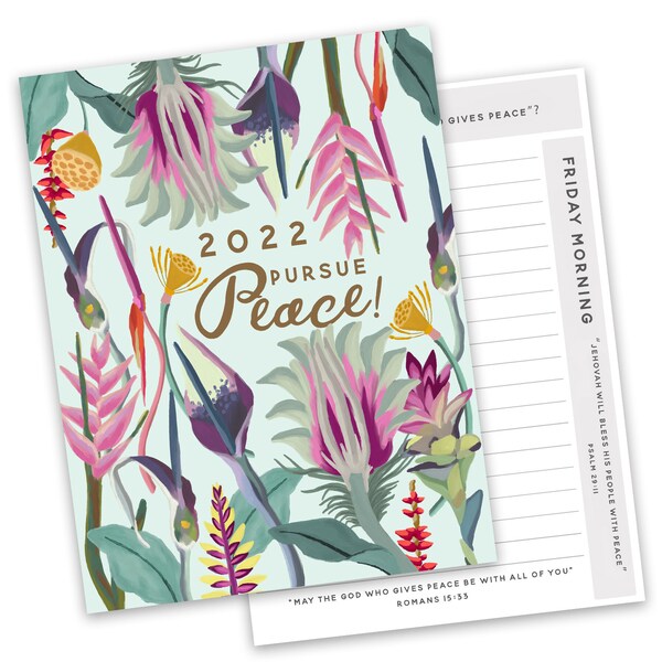 2022 Pursue Peace JW Convention Notebook
