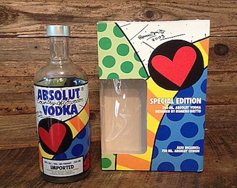 Romero Britto 2003, Absolut artist Romero Britto, Britto bottle, Britto Absolut