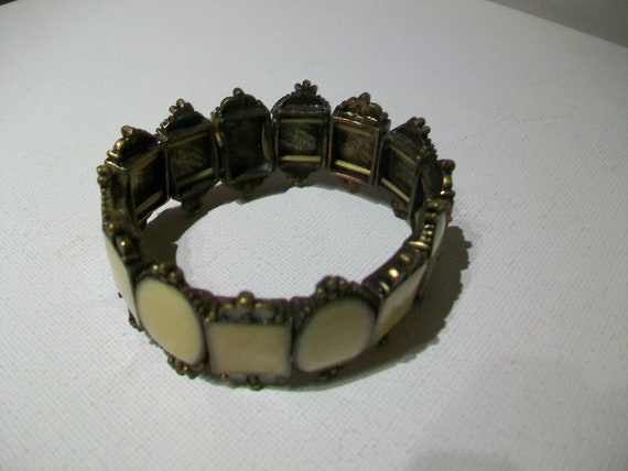 Reduced Rare Art Deco Elasticated Bracelet presen… - image 7