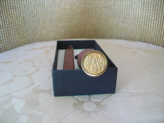 Stuart Houghton 1/2 Inch  Brass Initial Wax Seal Stamp –