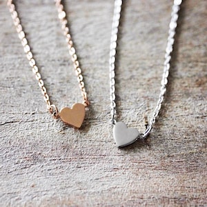 Heart Necklace, Dainty Long Necklace, Birthday Gift For Mom, Valentine's Day, Anniversary Gift, Love, Cadeau Voor Haar