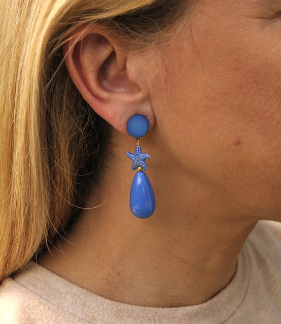 QLEUIFT 1 Paio Orecchini Vintage A Smerlo Orecchini A Perla - Foto 9