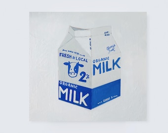 Milk Carton Print (2025) - 8" x 8"