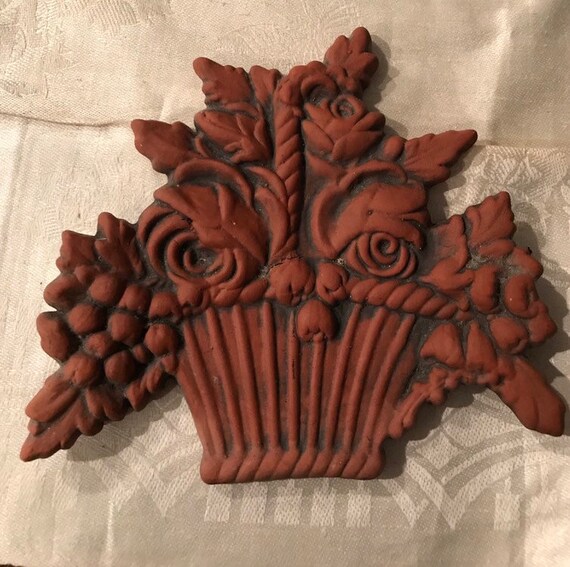Mackenzie Childs Vintage Barn Sale Treasure Flower Basket Etsy