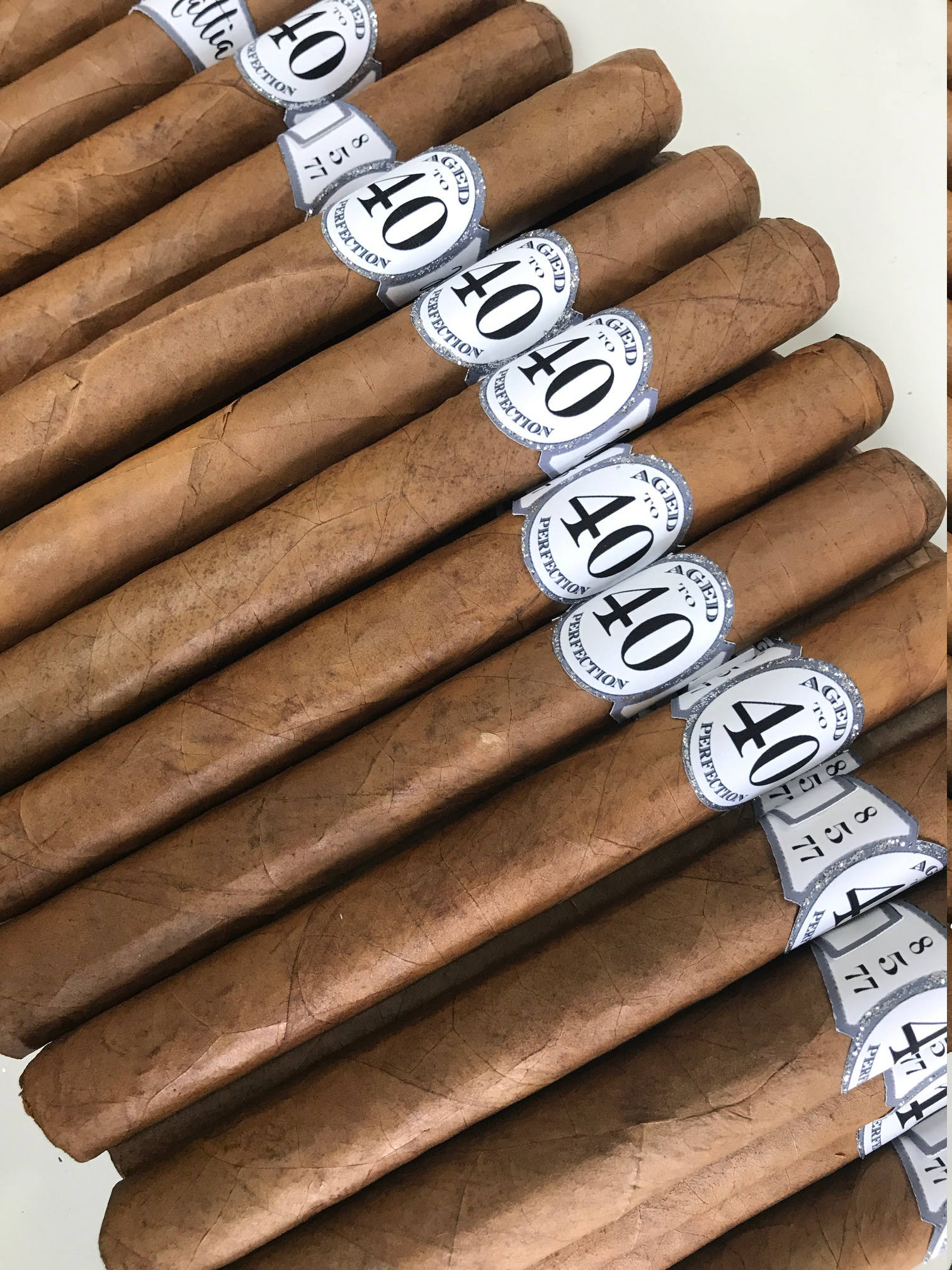 Glittered personalized vintage cigar wrappers for birthdays Etsy