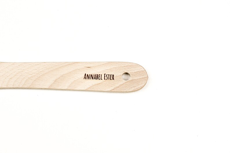 Animal, Dog, Cat, Bunny, Dinosaurus, Wooden spatula with made with laser cut image 6