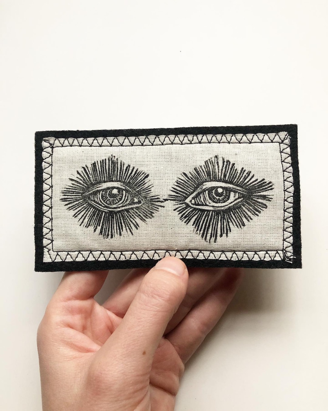 Handmade Eyes Patch Handmade Patch Handmade Patches Eyes Patch Patch