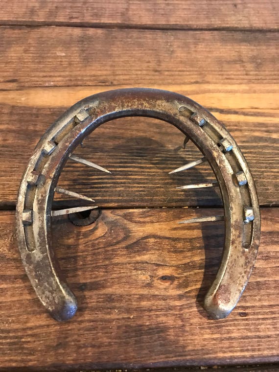 Nailed horse shoe. St. Croix Forge. | Etsy