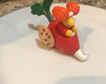 Vintage Fraggle rock red's radish cart.