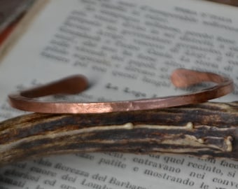 Bracciale in rame da donna, braccialetto in rame da donna, braccialetto in rame semplice da uomo, braccialetto in rame semplice, braccialetto in rame martellato, rame