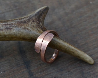 Anillo de cobre, anillo de cobre simple, anillo de cobre ajustable, anillo de cobre de las mujeres, anillo de cobre de los hombres, anillo unisex, anillo de cobre unisex, anillo boho