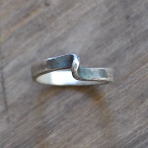Sterling ring band, simple sterling ring band, viking ring, viking jewelry, sterling viking jewelry, torc ring, simple sterling ring band