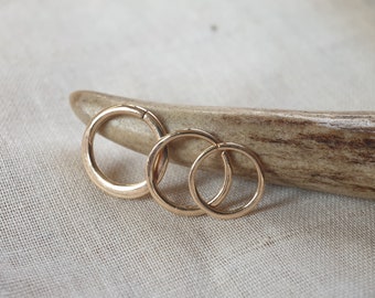14k hammered nose hoop, 14k gold nose hoop, 14 k solid pure gold nose ring, 14k rose gold nose ring, 16 18 20 gauge solid gold nose ring