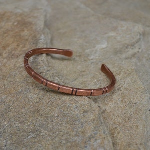 Simple men&#39;s copper bracelet, simple men&#39;s copper bangle, bare copper bracelet, pure copper bracelet, women copper bracelet, copper bangle