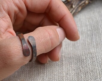 Anillo cobre, anillo cobre simple, anillo cobre ajustable, anillo cobre mujer, anillo cobre hombre, anillo unisex, anillo cobre unisex, anillo boho