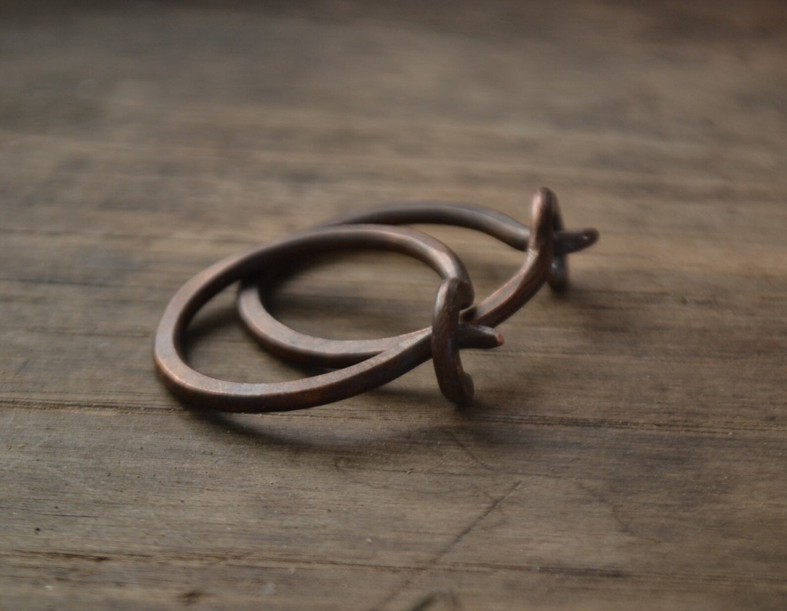 Copper hoops for tunnel plugs earrings for tunnels earrings Etsy