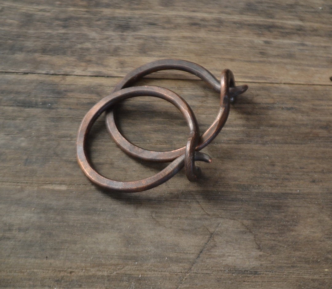 Copper Hoops for Tunnel Plugs Earrings for Tunnels Earrings Etsy