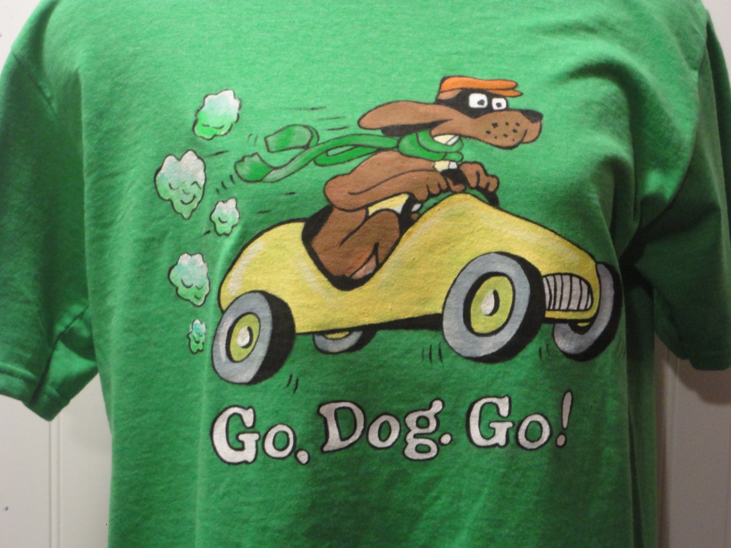 Hand painted Go Dog Go tshirt with free shipping | Etsy