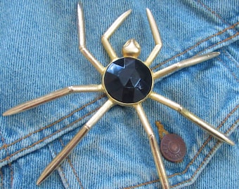 Enormous 5" Spider Brooch