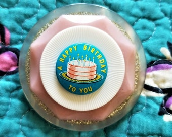 One-of-a-kind "Happy Birthday to You" Brooch