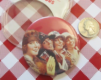 Vintage Coca-Cola 1990 Advertising Pocket Mirror