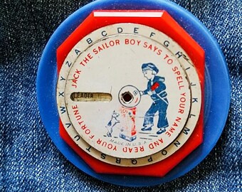Vintage Cracker Jack Toy Brooch