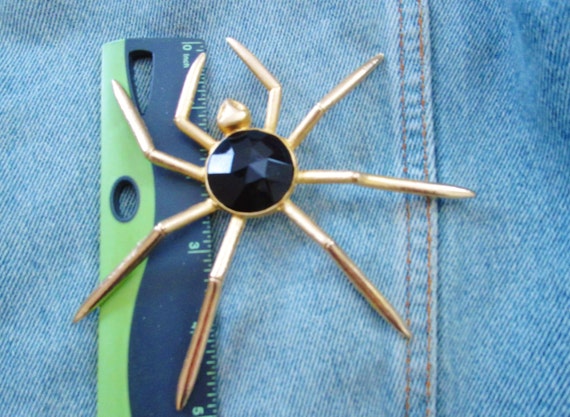 Enormous 5" Spider Brooch - image 2