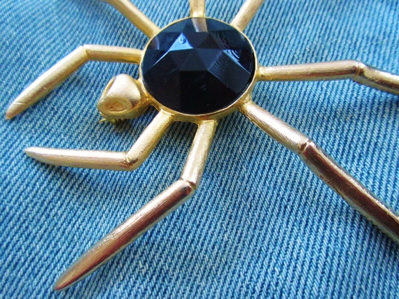 Enormous 5" Spider Brooch - image 3