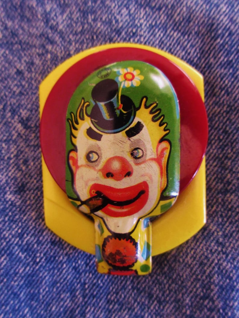 COOL! made from vintage pieces OOAK The Joker Pin