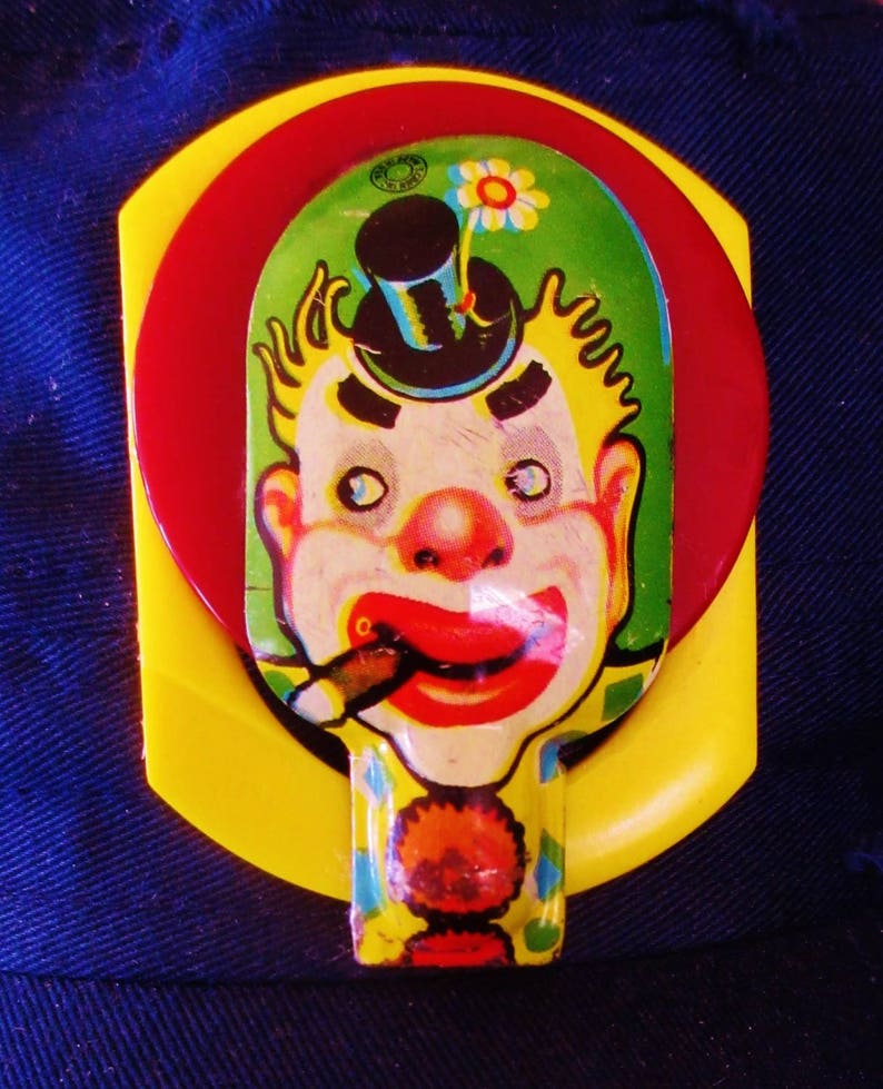 COOL! made from vintage pieces OOAK The Joker Pin