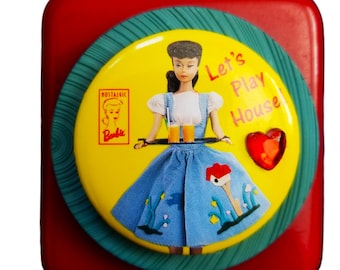 A "Let's Play House" Vintage Barbie Brooch