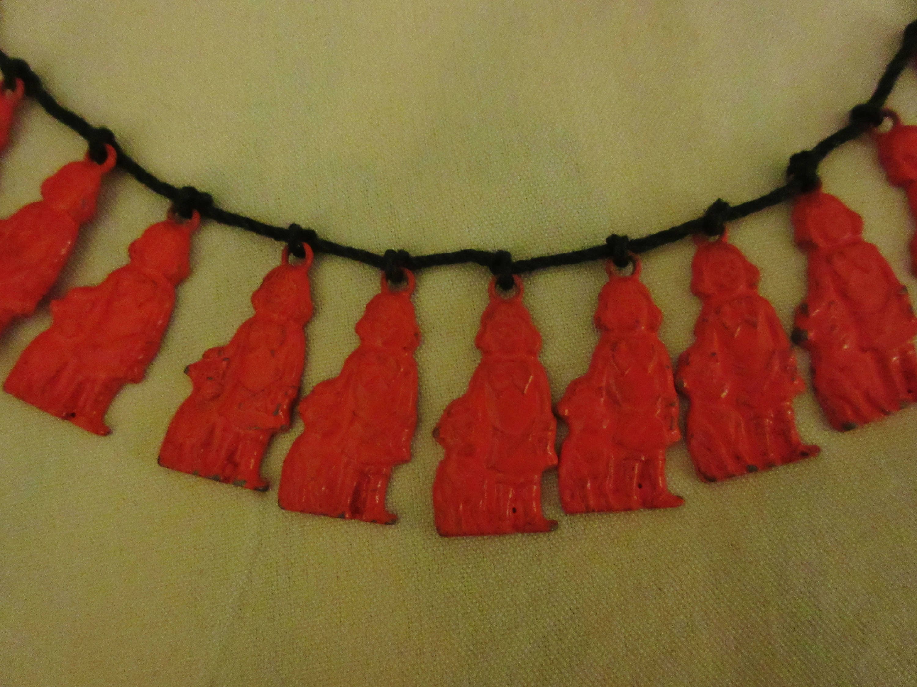 RESERVED Vintage Cracker Jill Charm Necklace