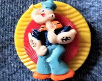 Vintage Popeye Pin