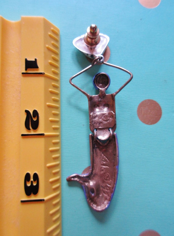 Vintage Handmade Mermaid Pin - image 5