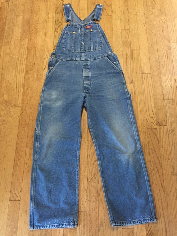Vintage Dickies Bib Overalls Vintage Workwear 34X