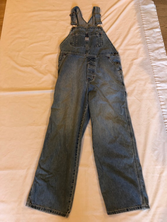 Vintage Denim Bib Overalls Abercrombie and Fitch O