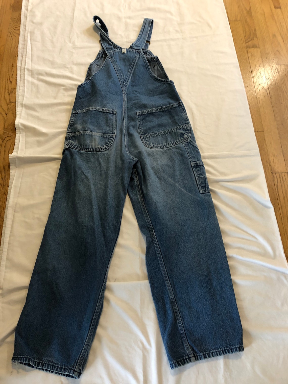 Key Imperial Bib Overalls 100 Cotton Denim Workwear Original Etsy