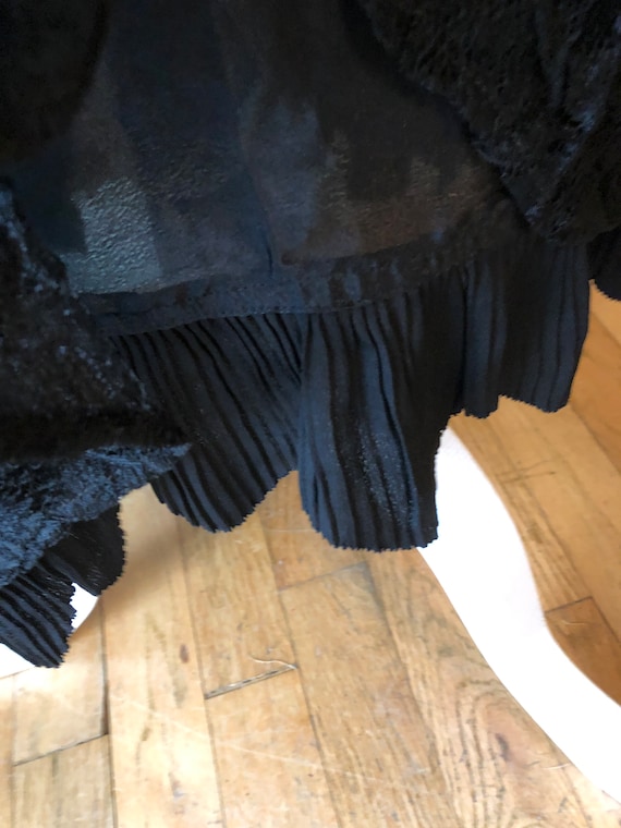 1920 1930s Antique Vintage Black Lace Drop Waist Dres… - Gem