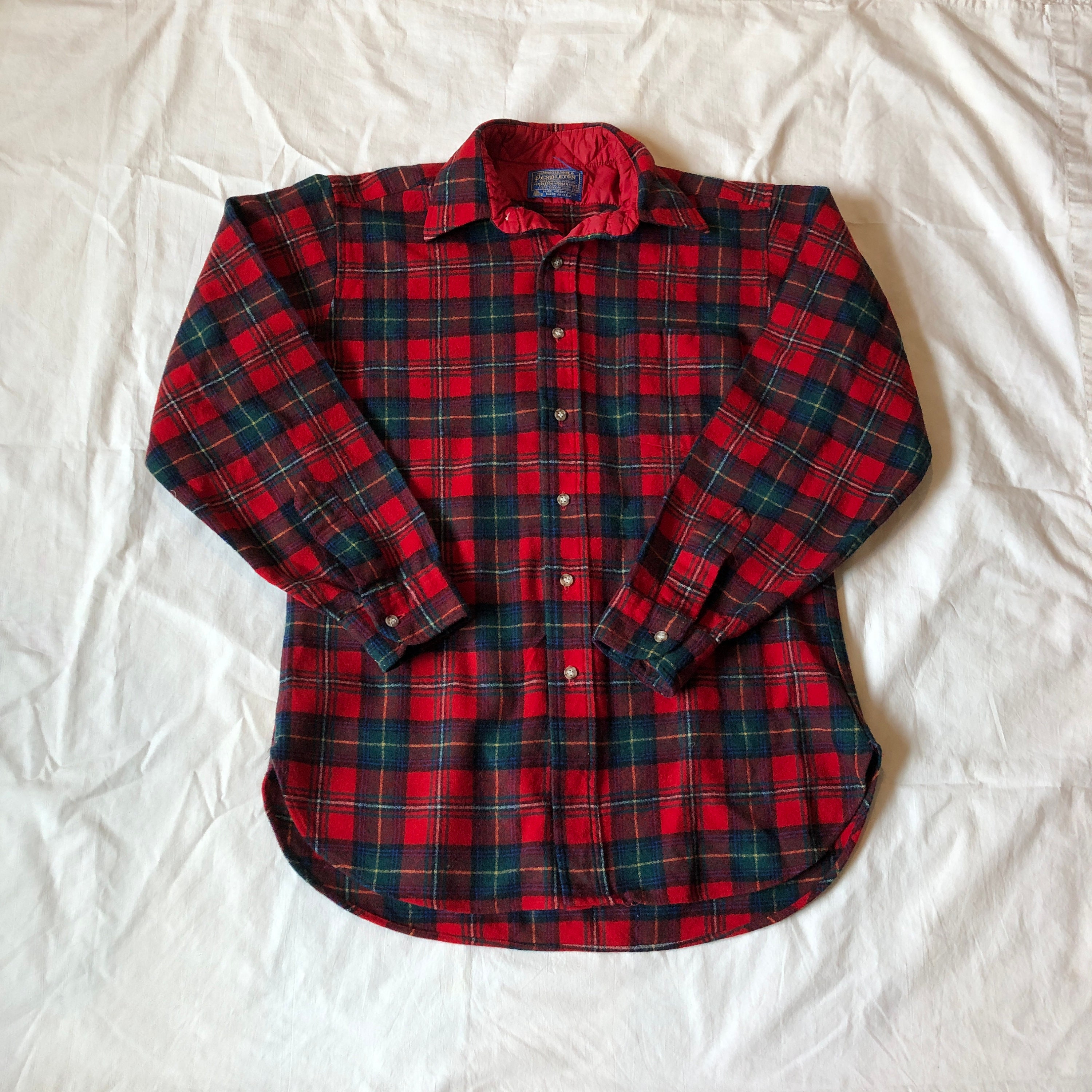 Vintage Pendleton “Open Collar” Wool Shirt - jointcustodydc