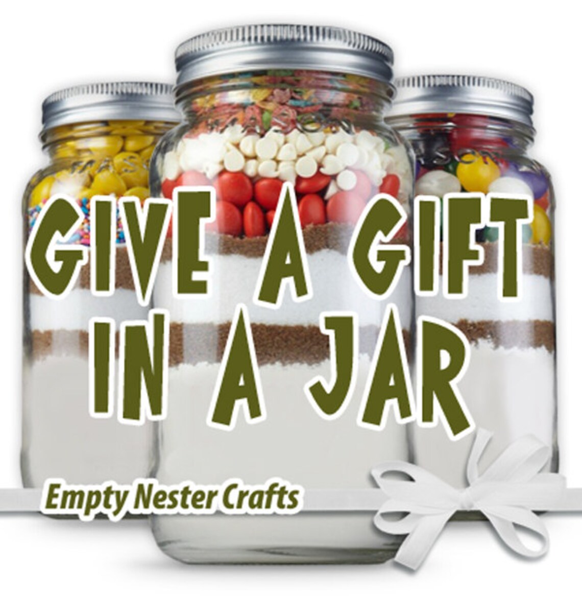 Gift in a Jar labels Red Gingham Blank mason jar label Etsy