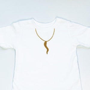 Italian Horn Chain Necklace - Cornicello Tee