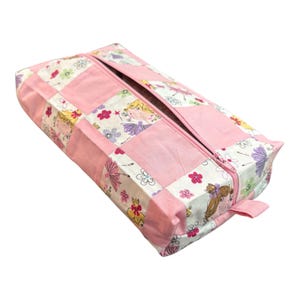 Patchwork Cosmetics Makeup Goodies Quilt Pouch Bag Unique | DREAMING IN PINK